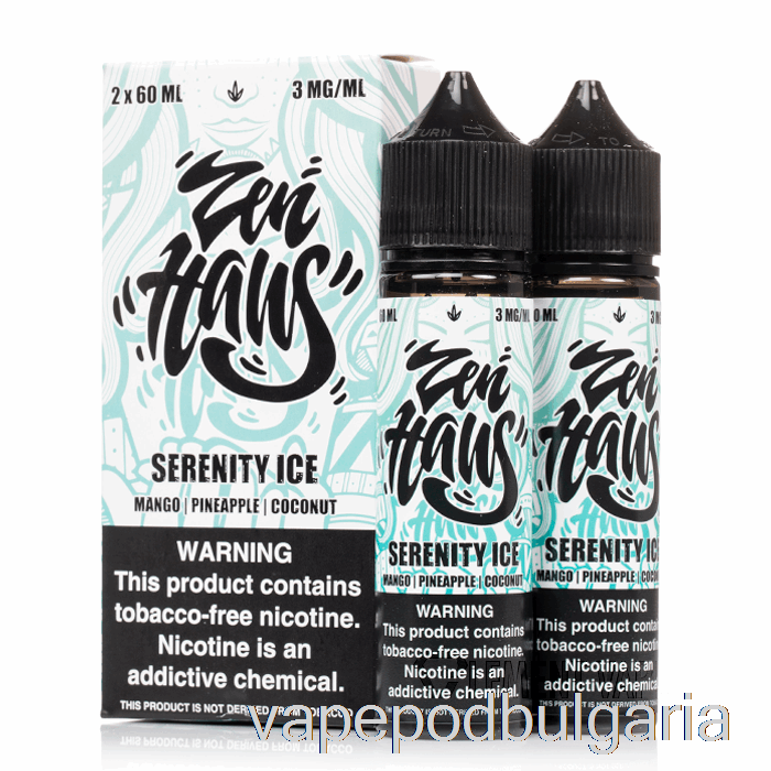 Vape Bulgaria Serenity Ice - Zen Haus - 120ml 0mg